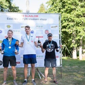Slaalomi Eesti meistrivõistluste ja FUN slaalomi esimene etapp toimus 1. juulil Võsul