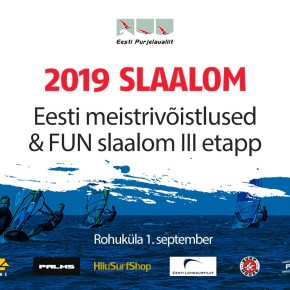 Võistlusteade! Slaalomi EMV ja FUN slaalomi III etapp toimub  1. septembril Rohukülas